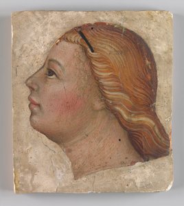 Kopf eines Engels im linken Profil od Taddeo di Bartolo