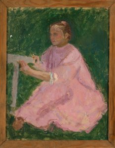 Mädchen im rosa Kleid od Tadeusz Makowski