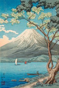 Hora Fuji vo m Yamanaka-See