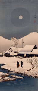 Sníh v Nipponmatsu od Takahashi Hiroaki