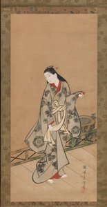 Žena na Verandě, ca. 1730. od Takizawa Shigenobu