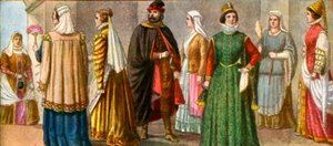 Italské šaty ze 16. století od Tancredi Scarpelli