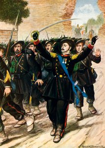 20. září 1870: Porta Pia - Prolomení zdí od Tancredi Scarpelli