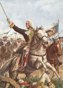 Karel Emanuel III. v bitvě u Guastally v roce 1734 od Tancredi Scarpelli