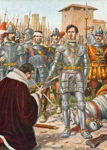František I. Francouzský zajat v bitvě u Pavie v roce 1525 od Tancredi Scarpelli