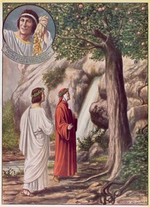 Ilustrace k Dantově Božské komedii od Tancredi Scarpelli