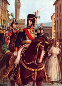 Joachim Murat vstupuje do Florencie, 19. ledna 1801 od Tancredi Scarpelli
