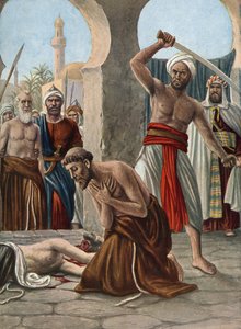 Mučednictví křesťanských misionářů v Indii od Tancredi Scarpelli