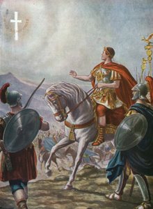 Konverze císaře Konstantina I. (rytina) od Tancredi Scarpelli