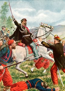 Victor Emanuel v bitvě u Solferina od Tancredi Scarpelli