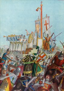 Válečný oltář použitý v letech 1037-38 při obraně Milána proti Konrádovi II. od Tancredi Scarpelli