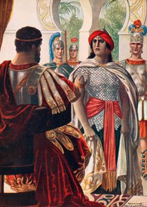 Zenobia v přítomnosti Aureliana od Tancredi Scarpelli