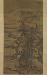 Krajina podle básně Wang Wei z roku 1323. od Tang Di
