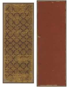 Fragment brokátu (hedvábí) od Tang Dynasty Chinese School