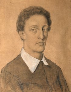 Portrét básníka Alexandra Bloka, 1880-1921, 1906. od Tatyana Nikolaevna Gippius