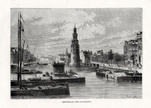 Kalkmarkt, Amsterdam, Holandsko, 1879 od Taylor