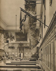 Kde důchodci stolují pod nádherně roztrhanými barvami, c1935. od Taylor