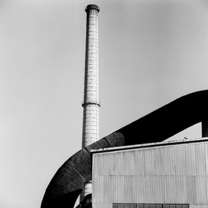 Komín nebo dýmník v huti Phelps Dodge Smelter Douglas Arizona