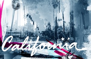 Kalifornia, 2015 (kollaasi kankaalle) od Teis Albers