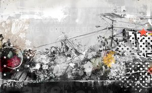 Flourish, 2016 (kombinovaná technika na plátně) od Teis Albers