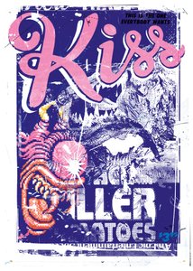 Kiss Killer, 2015 (koláž na plátně) od Teis Albers