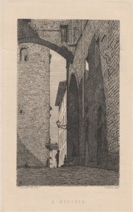In Pistoia [In Pistoia] od Telemaco Signorini
