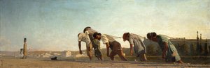 T.Signorini, The Towpath / Painting, 1864/65