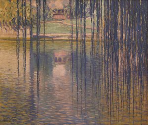 Vrby na jezeře, 1915. od Teodoro Wolf Ferrari