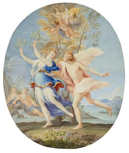 Apollo a Dafné od Teresa del Po