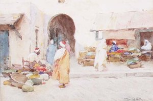 Prodejci ovoce, Kairouan od Terrick Williams