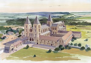 Gisborough Priory, Redcar a Cleveland, c začátek 15. století c1995-c2005. od Terry Ball