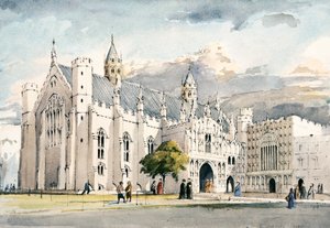 Old Guild Hall, Londýn, c1450, c1990-2010 od Terry Ball