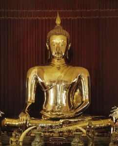 Obrázek Buddhy (zlatý) od Thai School