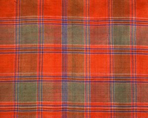 Tkanina s kostkovaným vzorem, Surin, Thajsko (textil) od Thai School