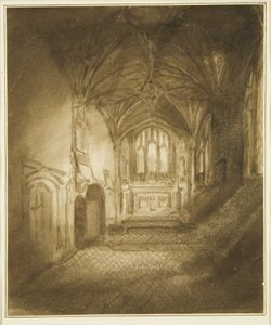 Sakristie svatého Marka (tužka a akvarel na papíře) od The Rev. John Eagles