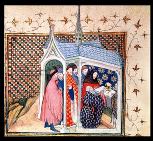 Harl 1319 f.41v Přísaha hraběte z Northumberlandu z 