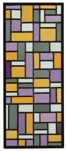 Složení vitráže VIII od Theo van Doesburg