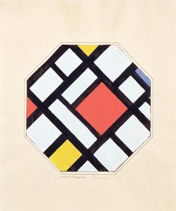 Studie pro skladbu, 1923 od Theo van Doesburg