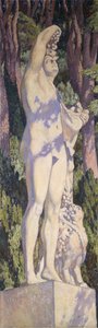 Bacchus, c. 1920-1924 (olej na plátně) od Théo van Rysselberghe