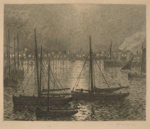 Boulogne od Théo van Rysselberghe