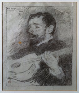Kytarista od Théo van Rysselberghe