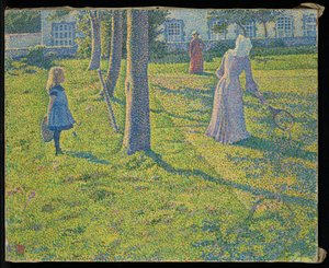 Na Thuin nebo The Tennis Party od Théo van Rysselberghe