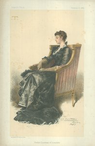 Gladys hraběnka z Lonsdale od Theobald Chartran
