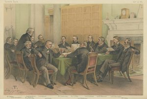 Kabinetní rada 1883 od Theobald Chartran