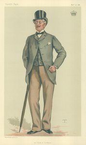 Hrabě z Rosslynu, kostel Skotska, 12. listopadu 1881, karikatura Vanity Fair