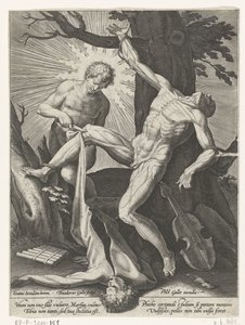 Apollo chřadne Marsyas