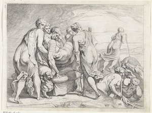 Faiaken přivedou spícího Odyssea na Ithaku The Labors of Odysseus (název série)