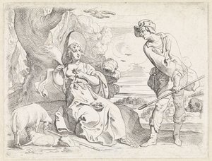 Pastýř a Pastýřka od Theodoor van Thulden