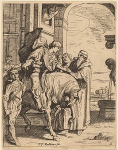 Marnotratný syn se loučí se svým otcem od Theodoor van Thulden after Sir Peter Paul Rubens