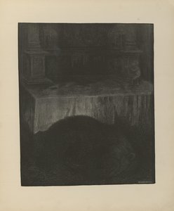 Ilustrace převzata z knihy Svartedauen od Kittelsen, Th. a publikoval L.E. Tvedte (č. 1901) od Theodor Kittelsen
